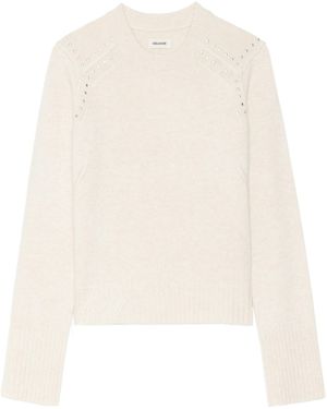 Zadig & Voltaire Pull Nalty Ecru - Blanc
