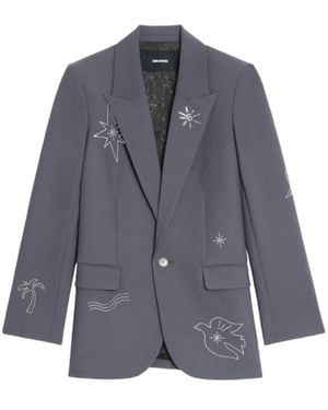Zadig & Voltaire Vival Blazer - Blue