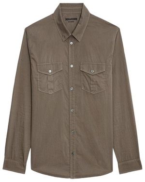 Zadig & Voltaire Hemd Thibault - Grün