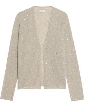 Zadig & Voltaire Cardigan daffy 100% cachemire - Neutre