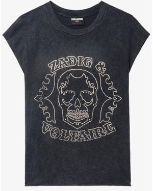 Zadig & Voltaire Cloe Tank Top - Blue