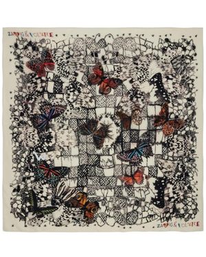 Zadig & Voltaire Blondie Butterfly Lace 130 Scarf - Multicolour