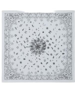 Zadig & Voltaire Blondie Bandana 85 Scarf - Grey