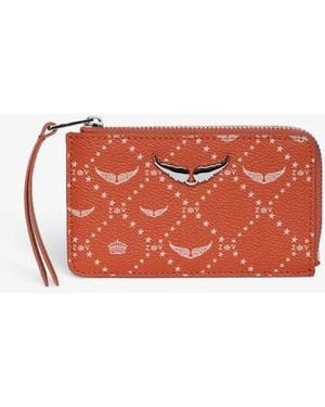 Zadig & Voltaire Zv Card Monogram Card Holder - White