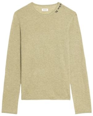 Zadig & Voltaire Teiss Jumper 100% Cashmere - Green