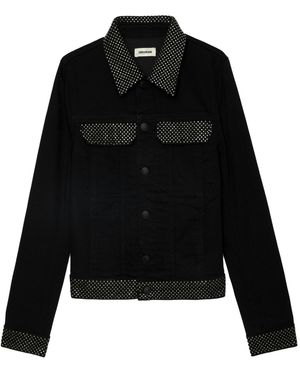 Zadig & Voltaire Blouson Kioky Denim Black - Noir