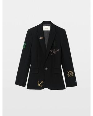 Zadig & Voltaire Valse Blazer - Black