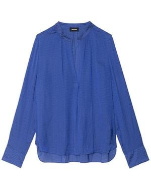 Zadig & Voltaire Bluse Tink Satin - Blau