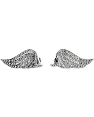 Zadig & Voltaire Pendientes Rock - Blanco