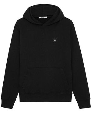 Zadig & Voltaire Sudadera con capucha y calavera estampada - Negro