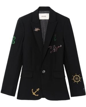 Zadig & Voltaire Valse Blazer - Black