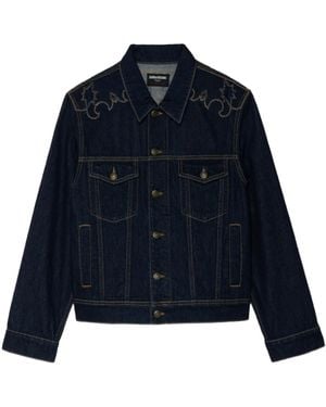 Zadig & Voltaire Bases Denim Jacket - Blue