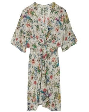 Zadig & Voltaire Rozom Silk Dress - Green