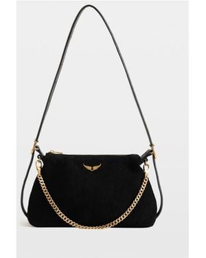 Zadig & Voltaire Jim Mini Suede Bag - Black