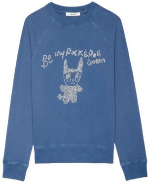 Zadig & Voltaire Upper Sweatshirt - Blue