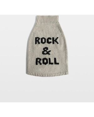Zadig & Voltaire Zadog Jumper 100% Merino Wool - White