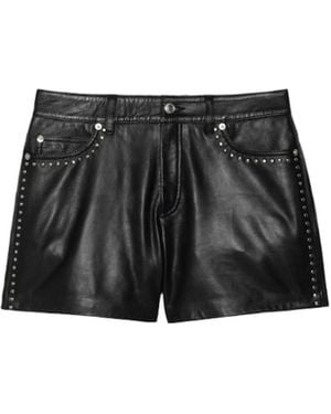 Zadig & Voltaire Siddyl Leather Shorts - White