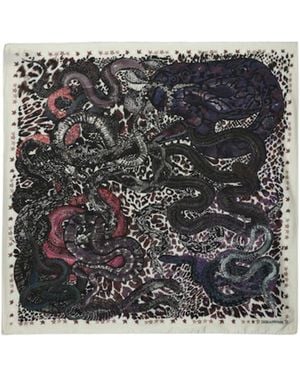 Zadig & Voltaire Debbie Snakes 85 Scarf - Black