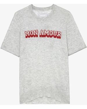 Zadig & Voltaire Ida Mon Amour Cashmere Sweater - White