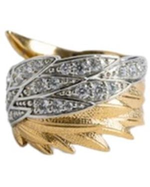 Zadig & Voltaire Anillo Rock Feather - Metálico
