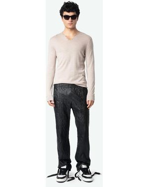 Zadig & Voltaire Monastir Jumper 100% Merino Wool - White