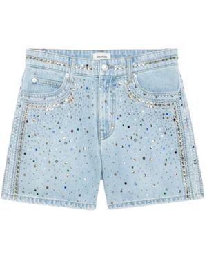 Zadig & Voltaire Sadys Shorts - Blue