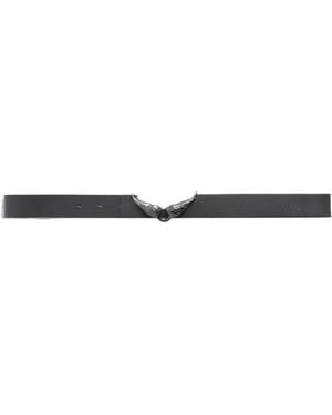 Zadig & Voltaire Belt Rock Reversible Vintage 30Mm - Grey