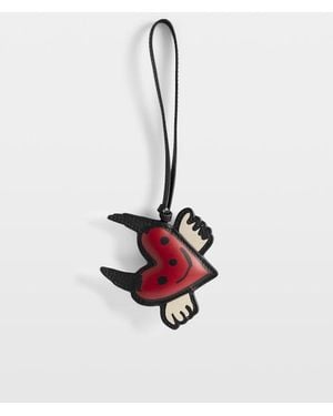 Zadig & Voltaire Keyring Devilish Heart - White