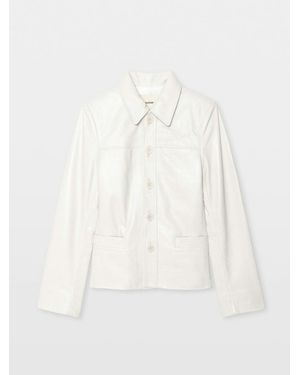 Zadig & Voltaire Liamys Leather Jacket - White