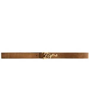 Zadig & Voltaire Ceinture zv reversible 30mm - Marron