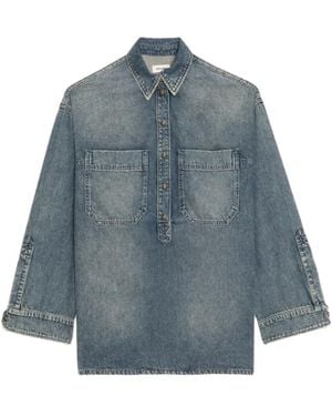 Zadig & Voltaire Shirt Timona Denim - Blue