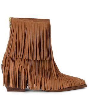Zadig & Voltaire Cara 70Mm Suede Boots - Brown