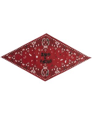 Zadig & Voltaire Zadog Bandana - Red