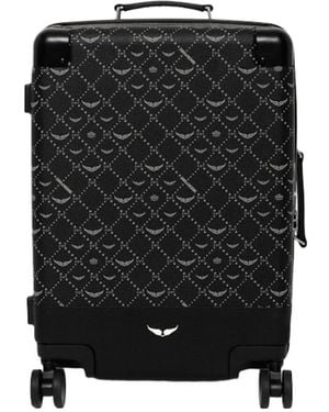 Zadig & Voltaire Z Trolley Suitcase - Black