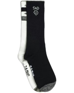 Zadig & Voltaire Set Of 2 Pairs Of Socks From Head To Toe - Black