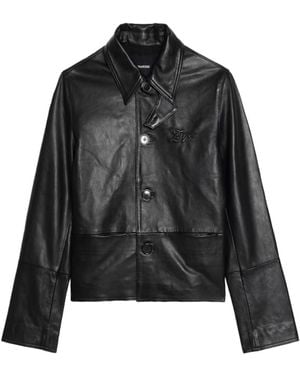 Zadig & Voltaire Lessa Leather Jacket - Black