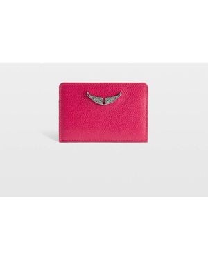 Zadig & Voltaire Zv Pass Card Holder - Pink