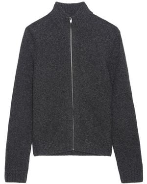 Zadig & Voltaire Charly Cardigan 100% Merino Wool - Black