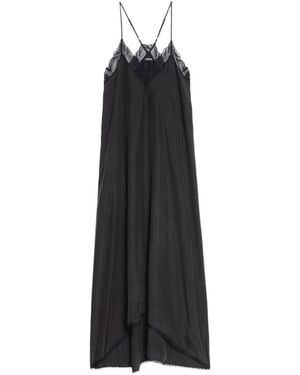 Zadig & Voltaire Dress Risty 100% Silk - Black