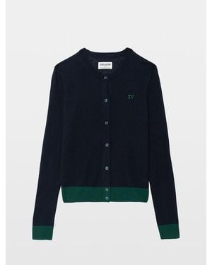 Zadig & Voltaire Missya Cashmere Cardigan - Blue