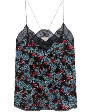 Zadig & Voltaire Christy Silk Camisole - Blue