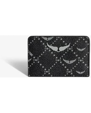 Zadig & Voltaire Zv Pass Monogram Card Holder - White