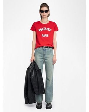 Zadig & Voltaire Camiseta Alys - Rojo