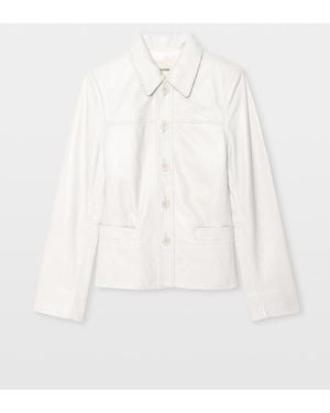 Zadig & Voltaire Liamys Leather Jacket - White