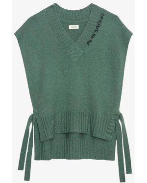 Zadig & Voltaire Maddy Sweater 100% Cashmere - Green