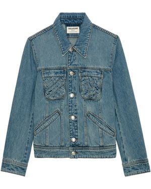 Zadig & Voltaire Veste kioka denim - Bleu