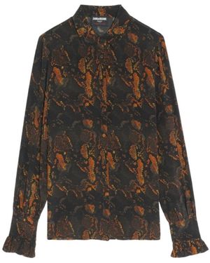 Zadig & Voltaire Thely 100% Silk Shirt - Green