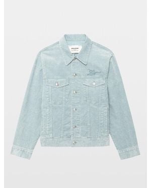 Zadig & Voltaire Bases Corduroy Jacket - Blue