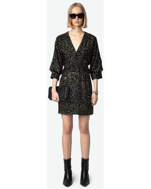 Zadig & Voltaire Vestido Rosli - Negro