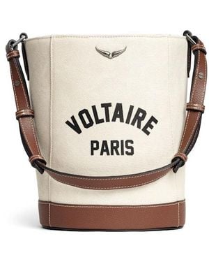 Zadig & Voltaire Z Bucket Voltaire Bag - Natural